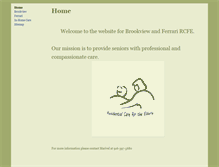 Tablet Screenshot of elderlycarelincoln.net